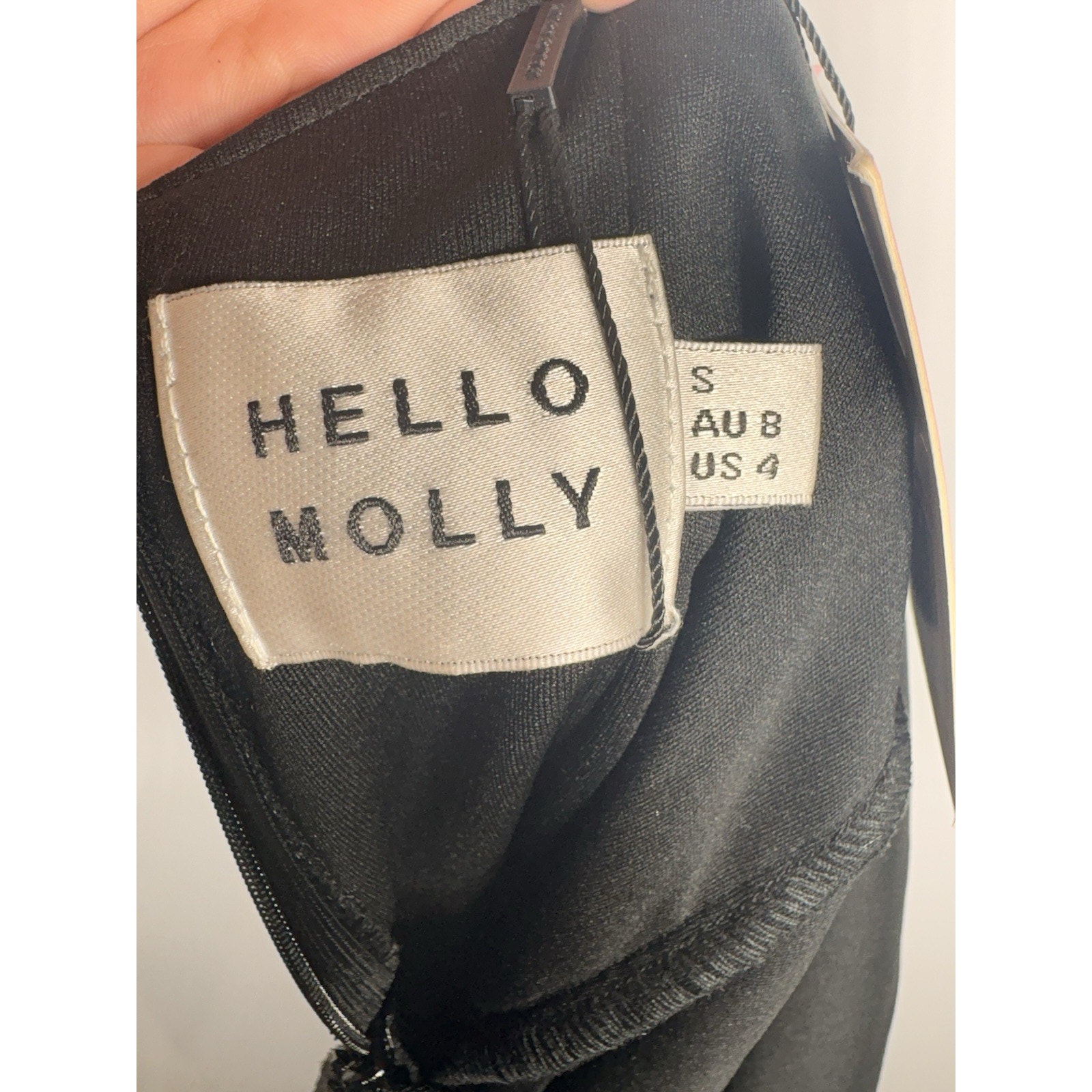 Brand New - Hello Molly Black Sequin Dress Size 4 — image 4 of 4